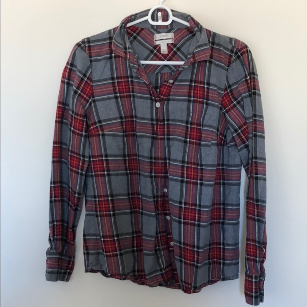 J. Crew Plaid Flannel Shirt